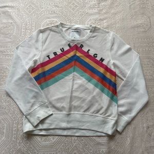 True Religion High Low Mesh LS Shirt - SZ Medium